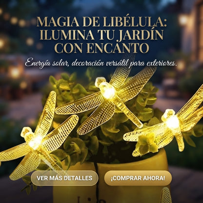 💫Guirnalda De Libelulas 👉🏻🏵️De Luces Led🌟