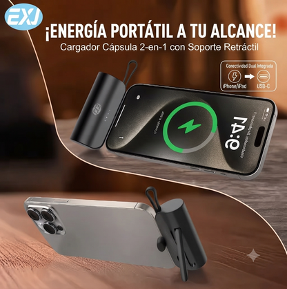 Cargador Portatil Capsula Tipo Llavero