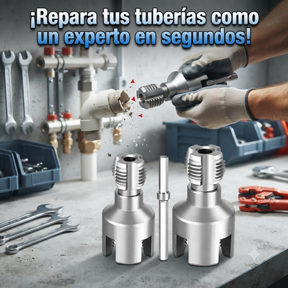 Herramienta Roscador 🔥Tubo Pvc Ppr 12 Y 34 para Taladro⚙️👷🏻