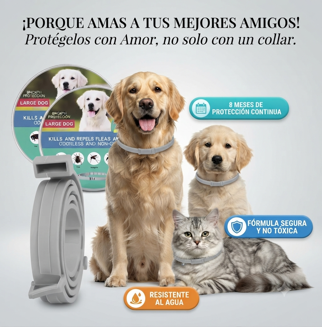 Collares Antipulgas De Perros Y Gatos