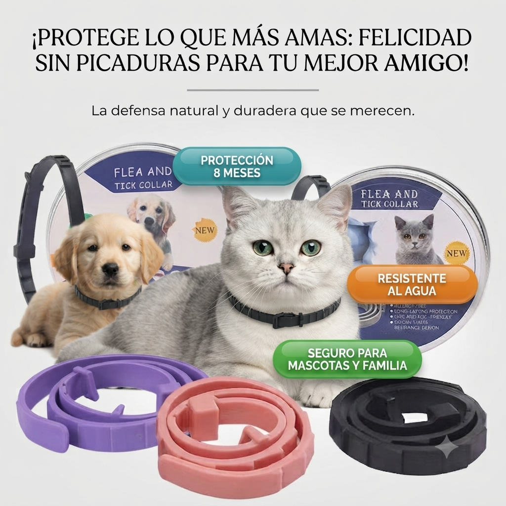 Collares Antipulgas De Perros Y Gatos