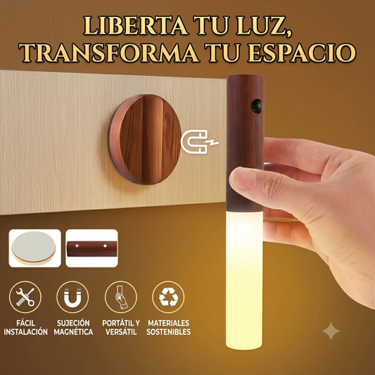 LumiSense Pro – Lámpara LED Recargable con Sensor de Movimiento | Ilumina tu Hogar sin Cables