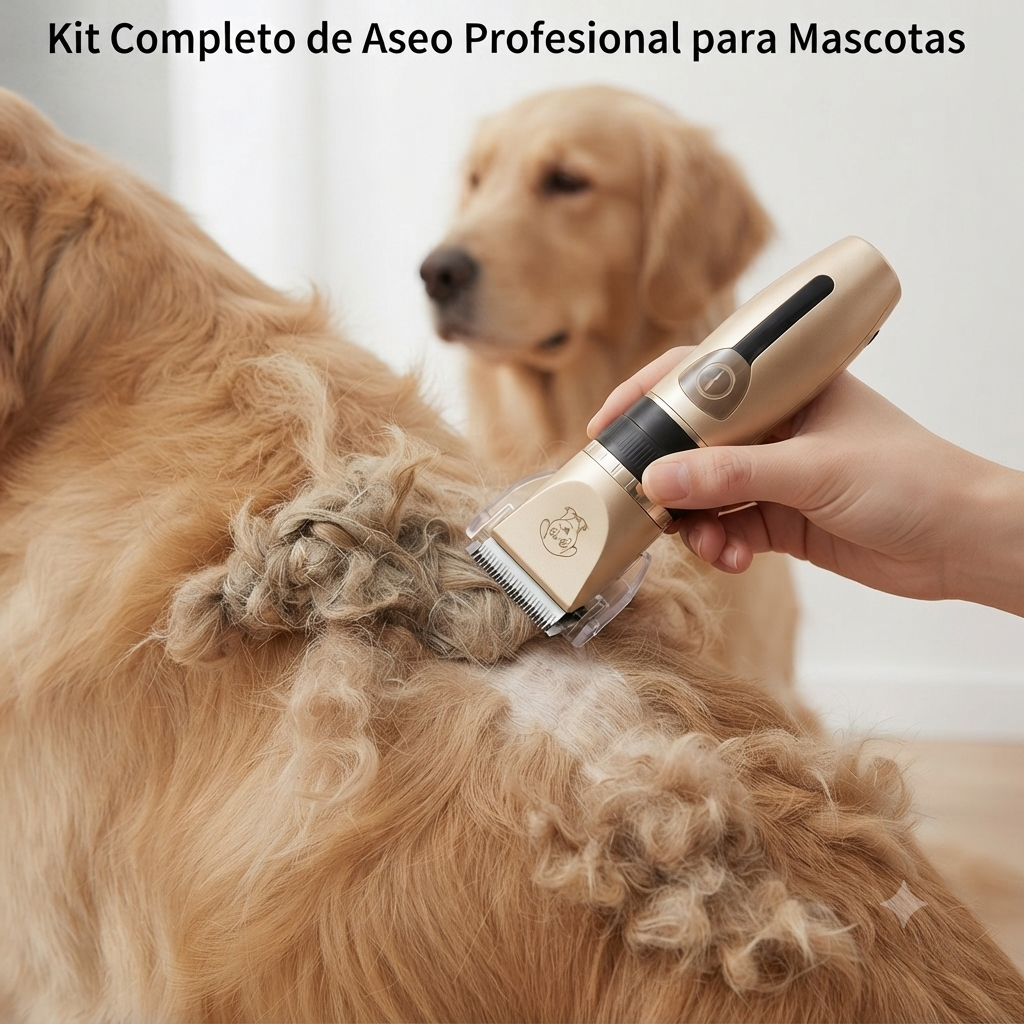 Kit Completo Cortapelos Afeitar Mascotas🦮🐈