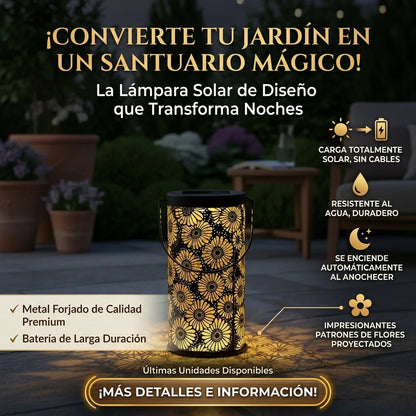 🌞👉🏻 Lamp Solar Exterior Jardín Girasoles🌻🤯