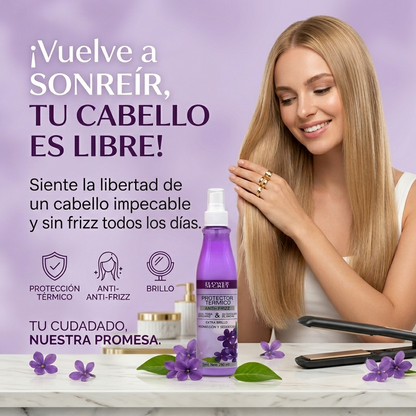 Protector Térmico Anti Frizz 280 ml – Cabello Liso, Brillante y Sin Quiebres desde la Primera Aplicación