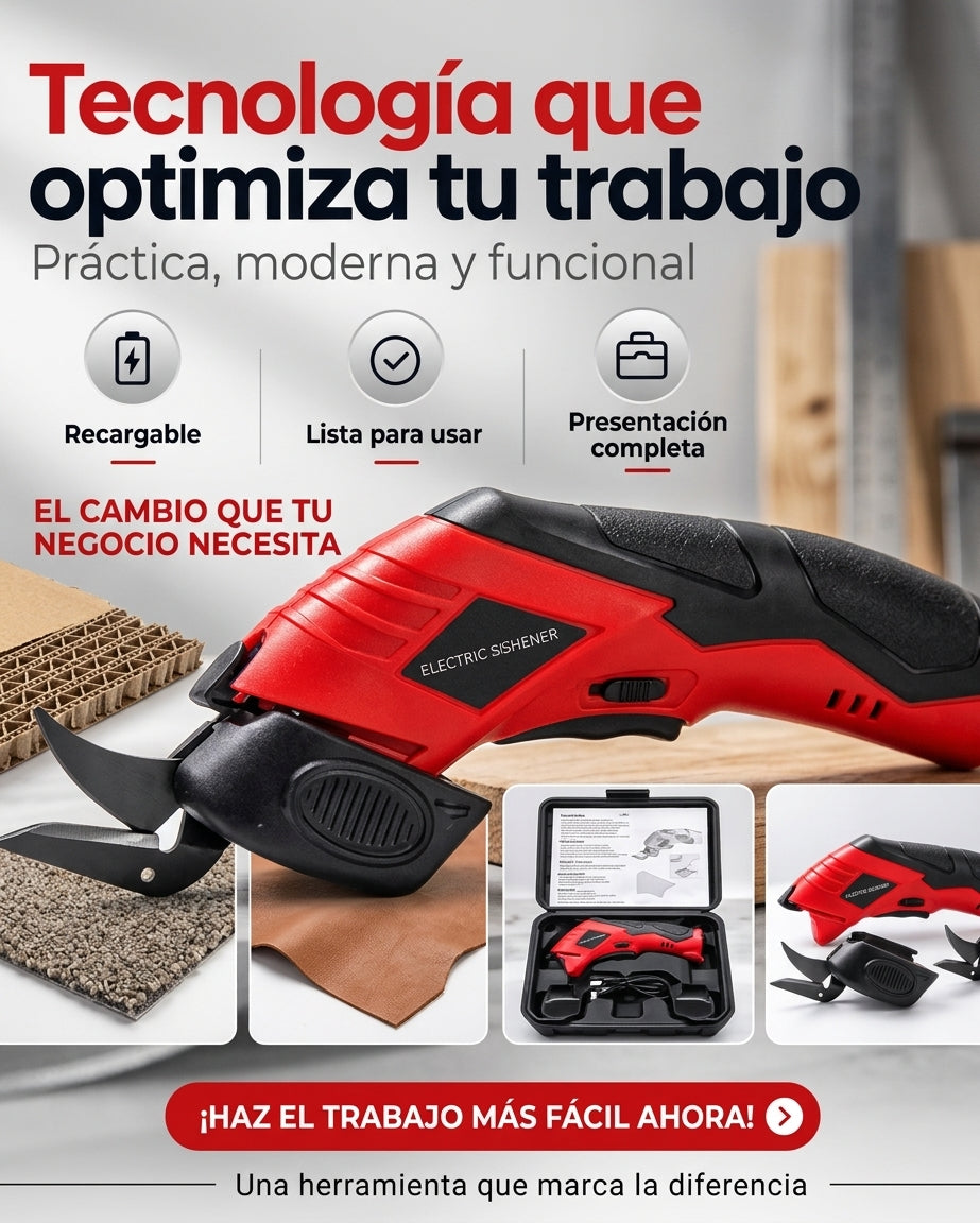 Tijera Electrica Inalambrica Cargador