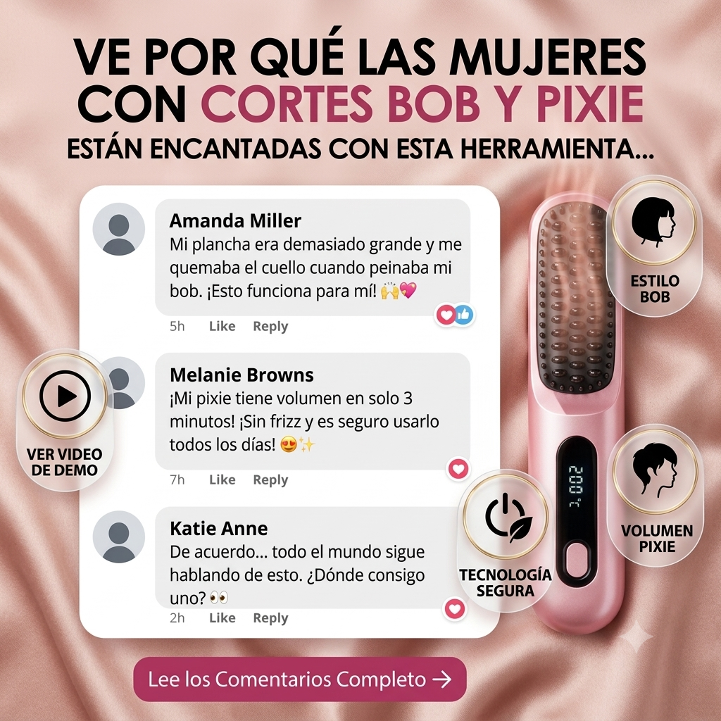 ReadyGo Brush: Cepillo Alisador:😉 ¡Adiós al frizz en cualquier lugar! 👉🏻 Premium ✨