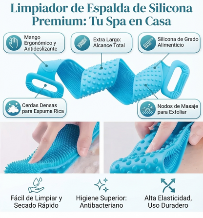 Silicona Exfoliante De Bano X2