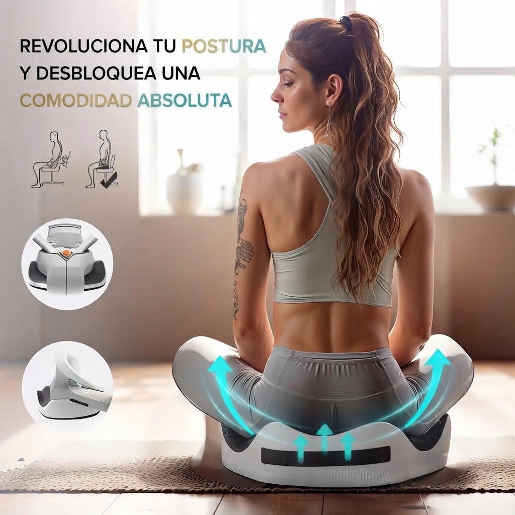 🔥OFERTA ESPECIAL Cojin hergonomico🛡️ Para dolor de coxis😉