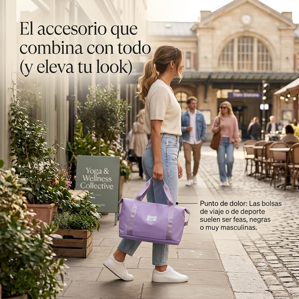 🔥Bolso Deportivo De Mano Para Viaje Y Gym🤯Comodidad y espacio 👜😉