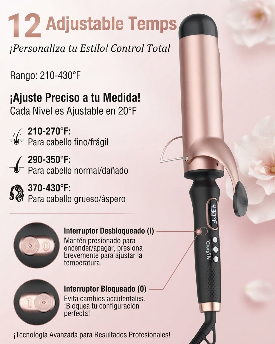 Resultado final del cabello alisado con brillo
