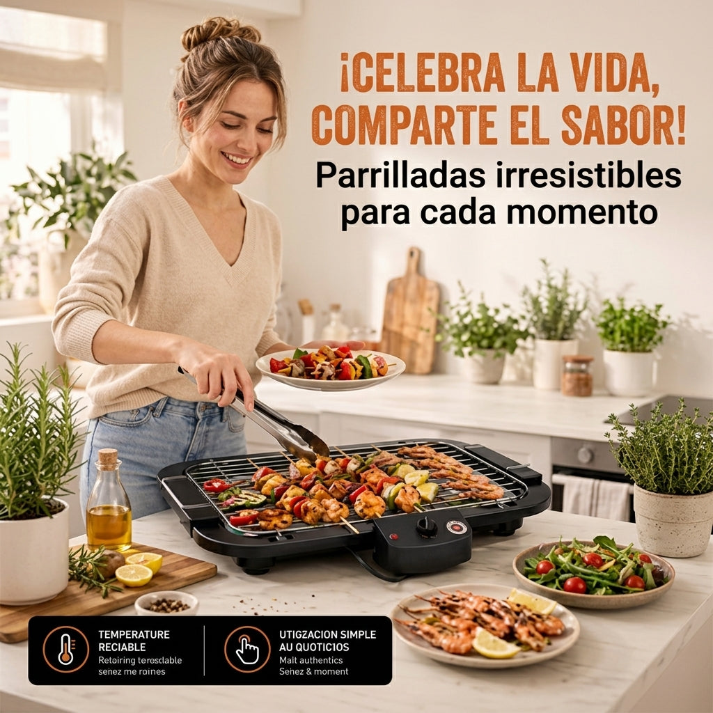 Parrilla Electrica Sin Humo Para Asados