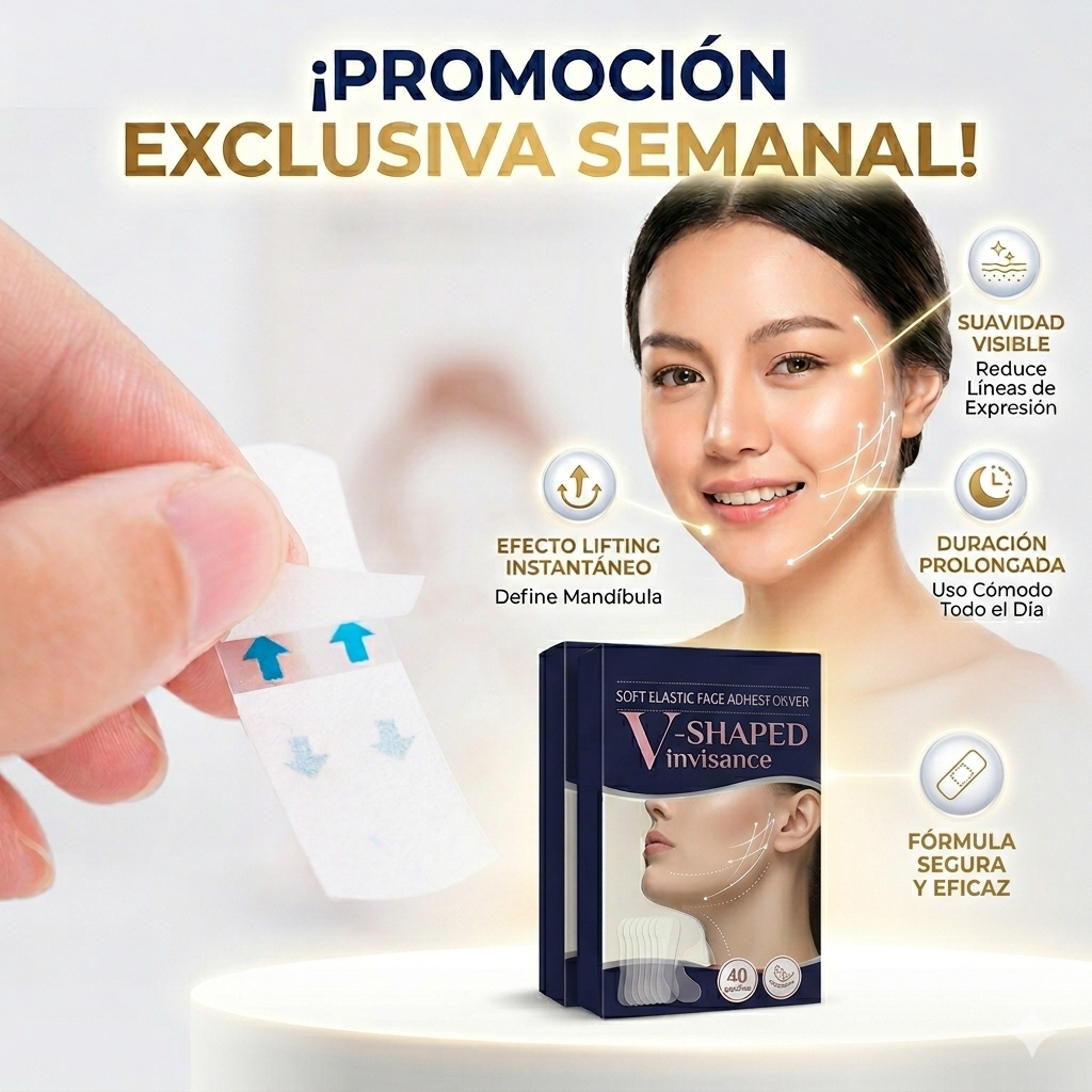 Tiras de Lifting facial efecto Natural DERMAFIX 40 Tiras + 40 REGALO🎁 OFERTA ESPACIAL 2X1