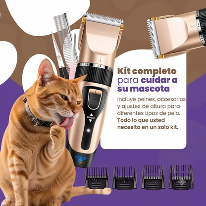 Kit Completo Cortapelos Afeitar Mascotas🦮🐈