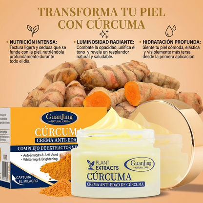 Crema Facial Anti Edad De Curcuma
