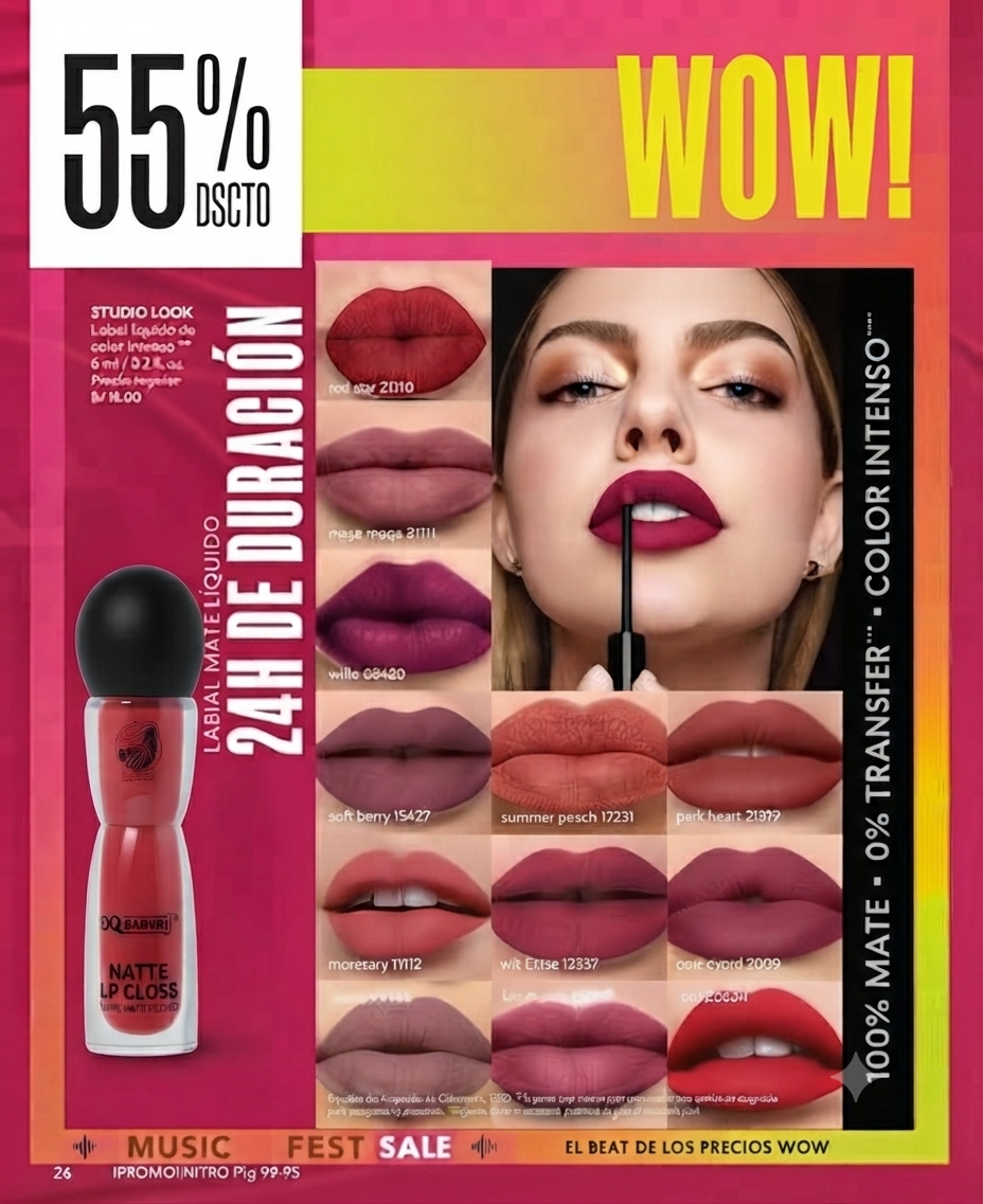 OFERTA ESPECIAL: Set 12 Pcs Labiales Mate Suave Hidratan😚🌹 (Copia)