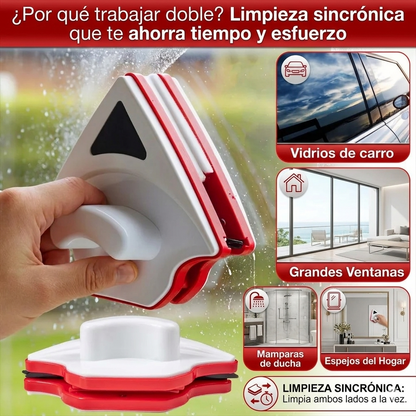 Limpia Cristales 🪟Magnético: La forma más segura de limpiar ✨👉🏻