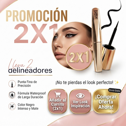 2x1 Liquid Liner 👉🏻Delineador De Ojos^_~ Cejas🤯 doble punta doble acción😉 2en1🔥Tu EStilo 😉