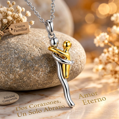Collar 💞Abrazo Eterno Mama✨👩‍👦 Un abrazo para Siempre💗