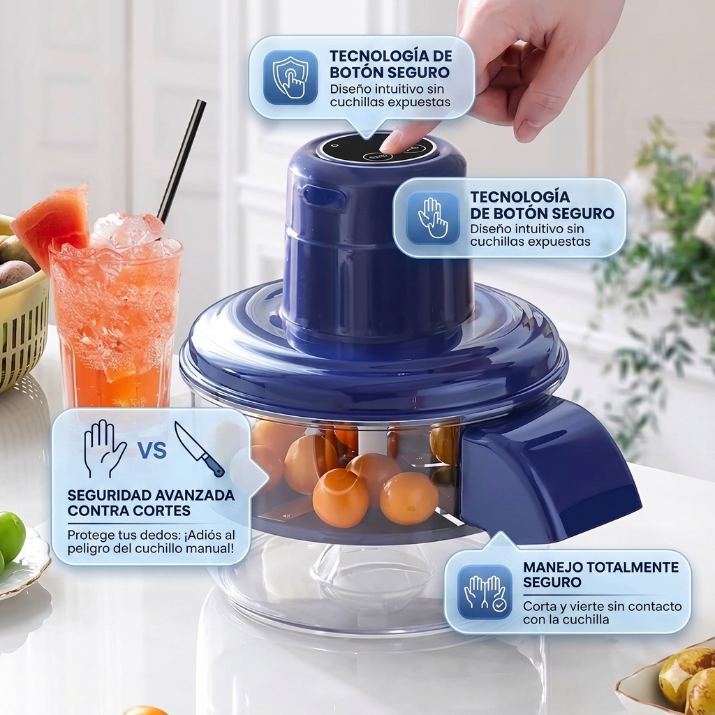 Pelador Eléctrico Automático de Frutas y Verduras