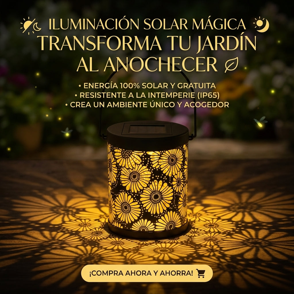 🌞👉🏻 Lamp Solar Exterior Jardín Girasoles🌻🤯