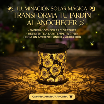 🌞👉🏻 Lamp Solar Exterior Jardín Girasoles🌻🤯