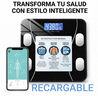 Bascula Electronica Balanza Bluetooth In