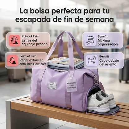 🔥Bolso Deportivo De Mano Para Viaje Y Gym🤯Comodidad y espacio 👜😉