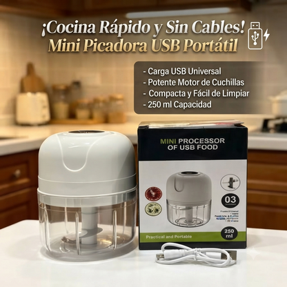 Procesador De Alimentos Electrico 250ml