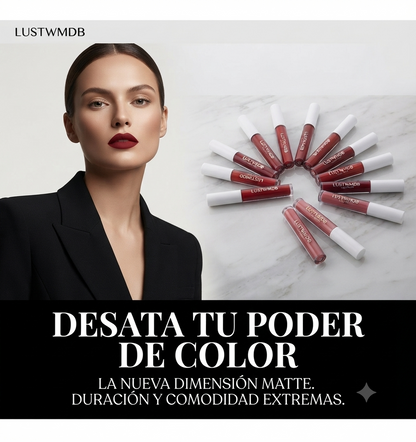 OFERTA ESPECIAL: Set 12 Pcs Labiales Mate Suave Hidratan😚🌹