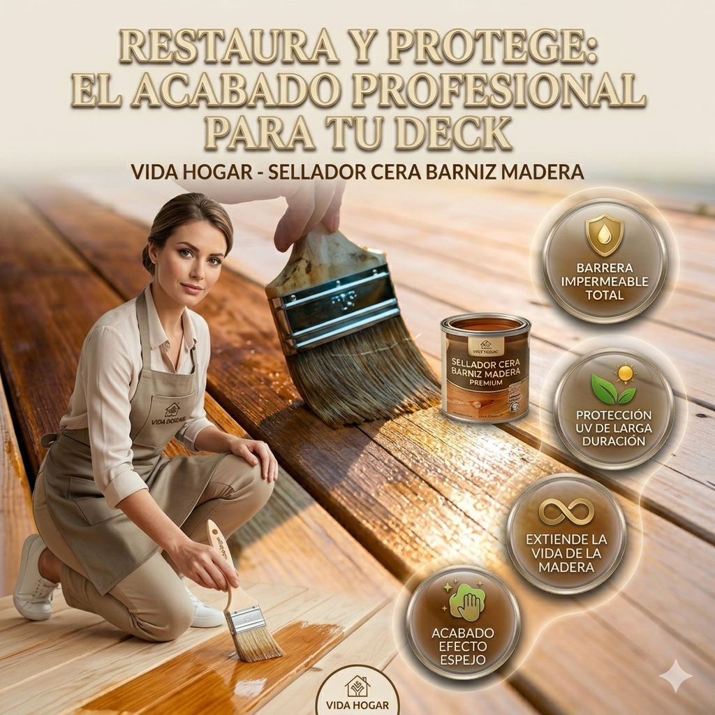 RestoReguard™ - Sellador Cera Varnis Para Maderas 1 Kilo