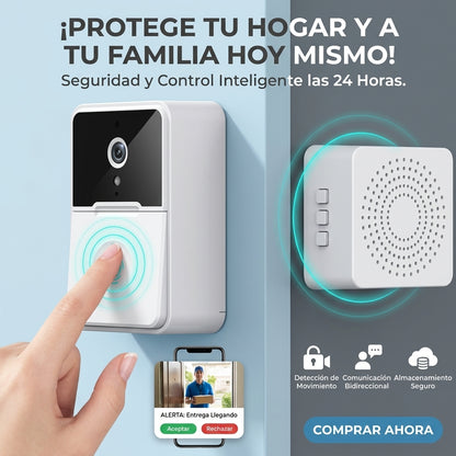 Timbre Inalambrico Con Camara Wifi