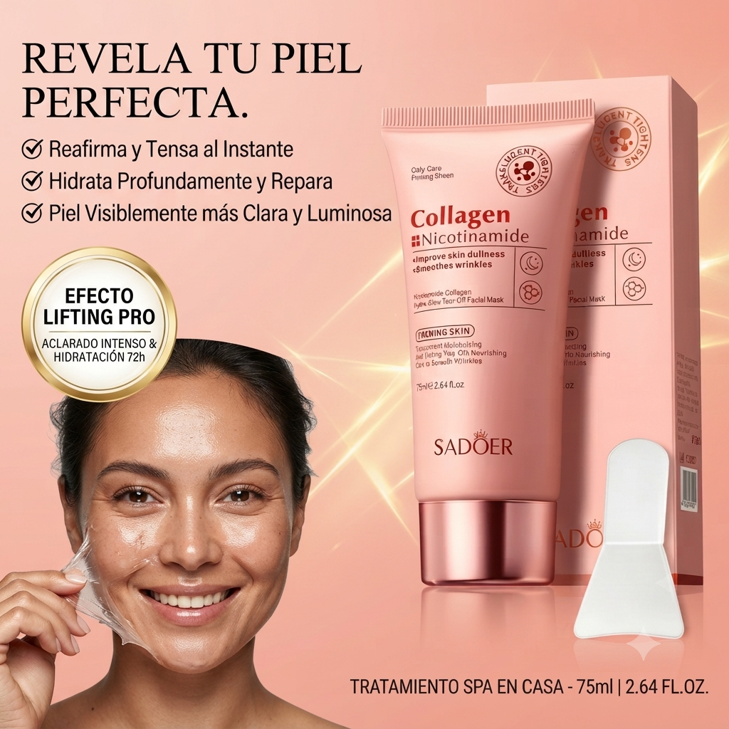 Mascarilla Facial Colageno Niacinamida