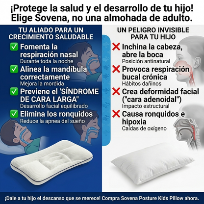 ProtecUltra® Almohada Terapia de Postura 🛡️para niños antironquido, 💤😴