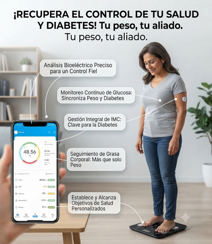 Bascula Electronica Balanza Bluetooth In