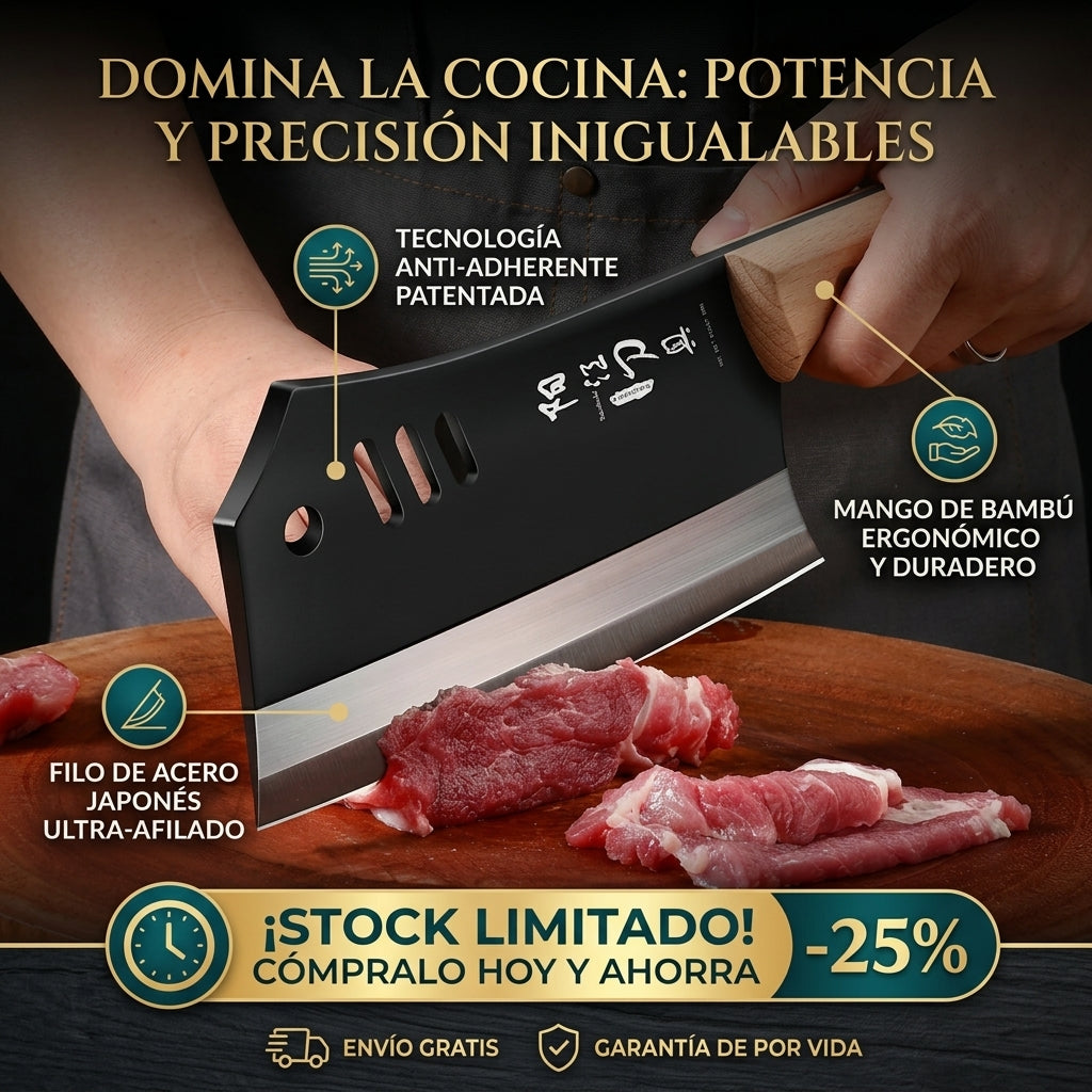 LLEVATE UNO GRATIS 👉🏻🤯Cuchillo Chef👨🏻‍🍳 Carnicero Multiusos🔪🥩2x1
