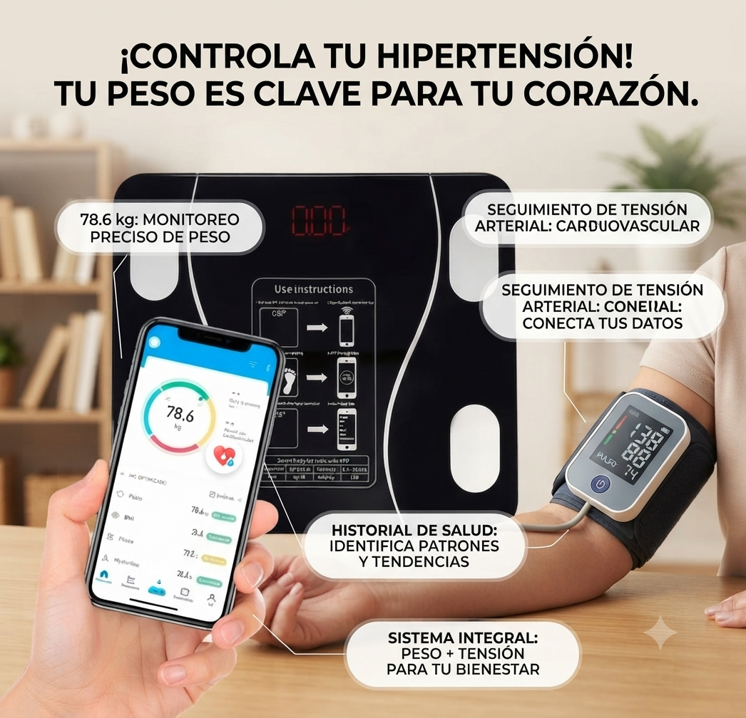 Bascula Electronica Balanza Bluetooth In