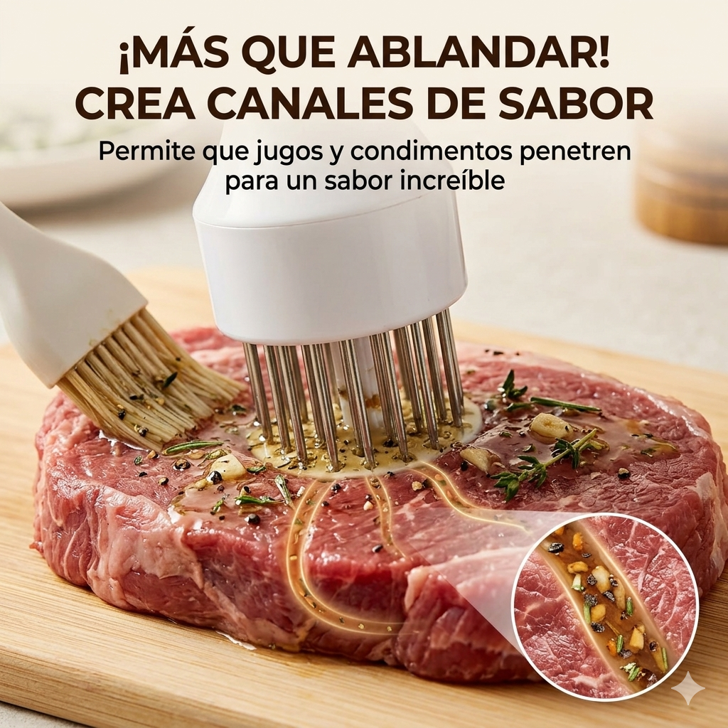 Ablandador de Carne y adobador para Carne👨🏻‍🍳