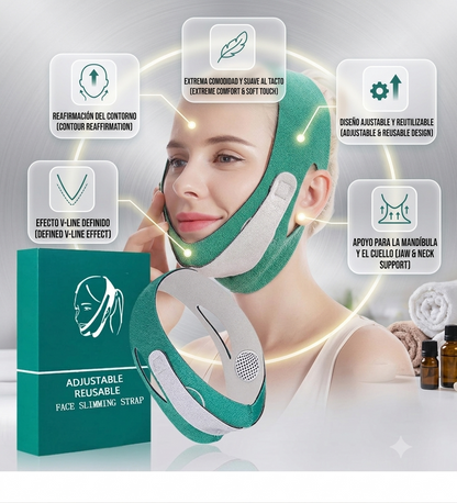 OFERTA 2X1🎁Reductor Mascarilla lifting 🔥facial Cinturón antipapada🤯