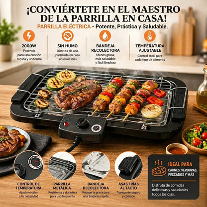 Parrilla Electrica Sin Humo Para Asados