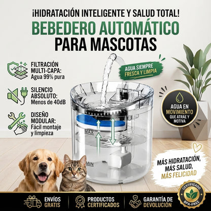 👉🏻💦Bebedero De Agua Para🐶 Mascotas🐕‍🦺🐈‍⬛ Hidratación Inteligente