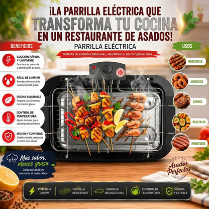 Parrilla Electrica Sin Humo Para Asados