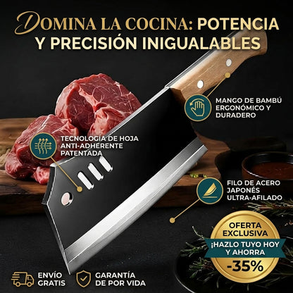 LLEVATE UNO GRATIS 👉🏻🤯Cuchillo Chef👨🏻‍🍳 Carnicero Multiusos🔪🥩2x1