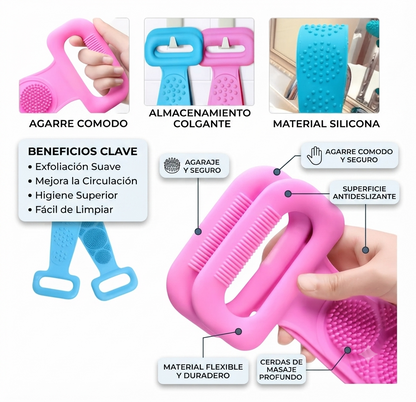 Silicona Exfoliante De Bano X2