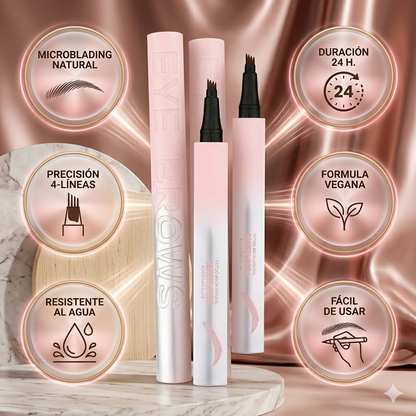 1+1 Gel Delineador, Delineador De Cejas 4 Puntos 2x1🤯😉