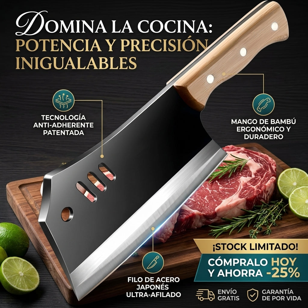 LLEVATE UNO GRATIS 👉🏻🤯Cuchillo Chef👨🏻‍🍳 Carnicero Multiusos🔪🥩2x1