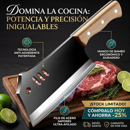 LLEVATE UNO GRATIS 👉🏻🤯Cuchillo Chef👨🏻‍🍳 Carnicero Multiusos🔪🥩2x1