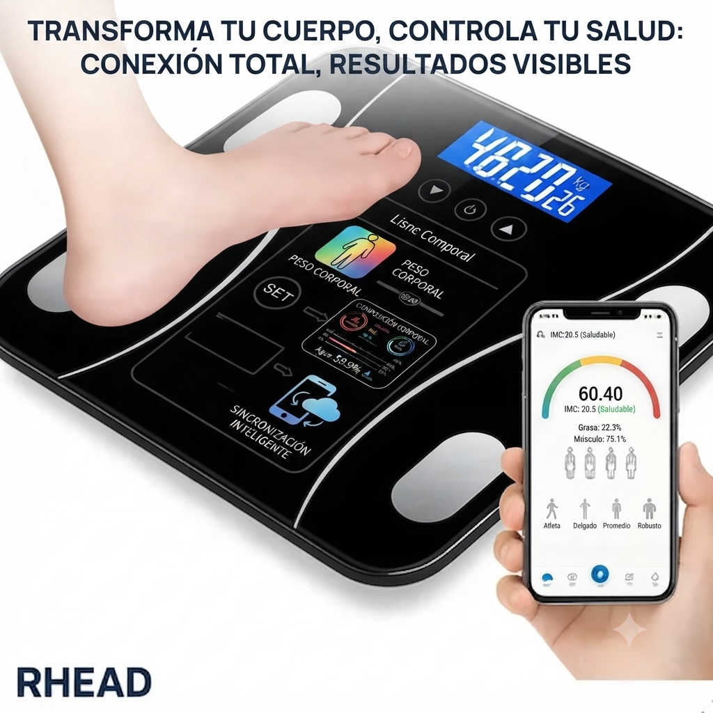 Bascula Electronica Balanza Bluetooth In