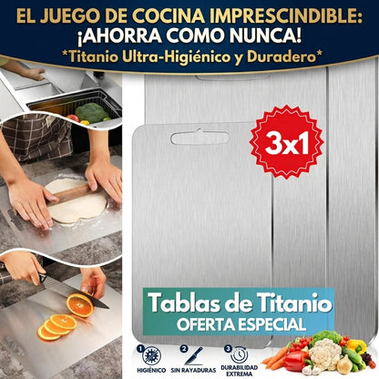 Pack de Tablas de corte OFERTA 3 x1 🔥 Obtén tamaño para cada necesidad 👉🧑🏻‍🍳