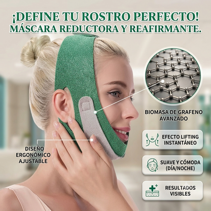 OFERTA 2X1🎁Reductor Mascarilla lifting 🔥facial Cinturón antipapada🤯